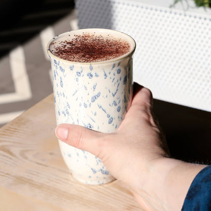 Orchid Ceramic 16 oz Travel Mug