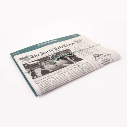 4pk North Pole Times - Newspaper and Gift Wrap