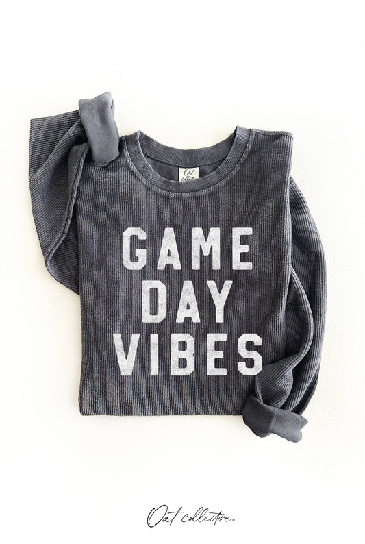 Game Day Vibes Thermal Vintage Pullover