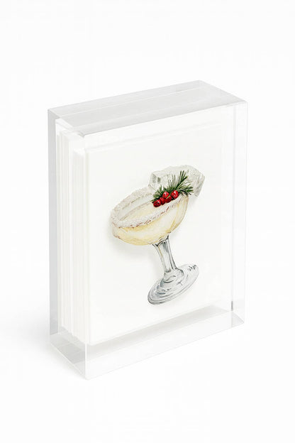 Festive Cocktail Acrylic Napkin Weight