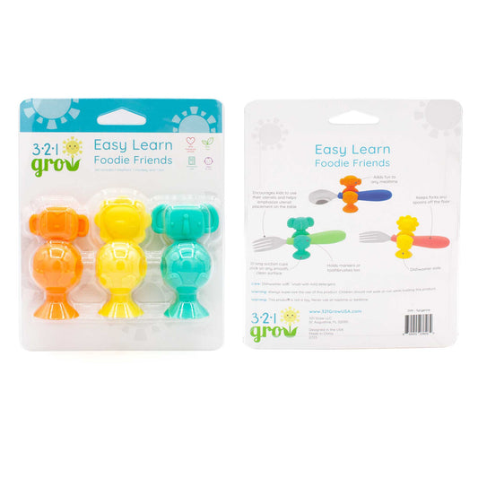 321 Grow Easy Learn Silicone Foodie Friends