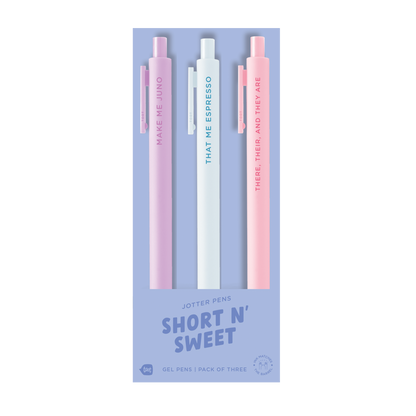 Jotter Sets 3 Pack Gel Pens
