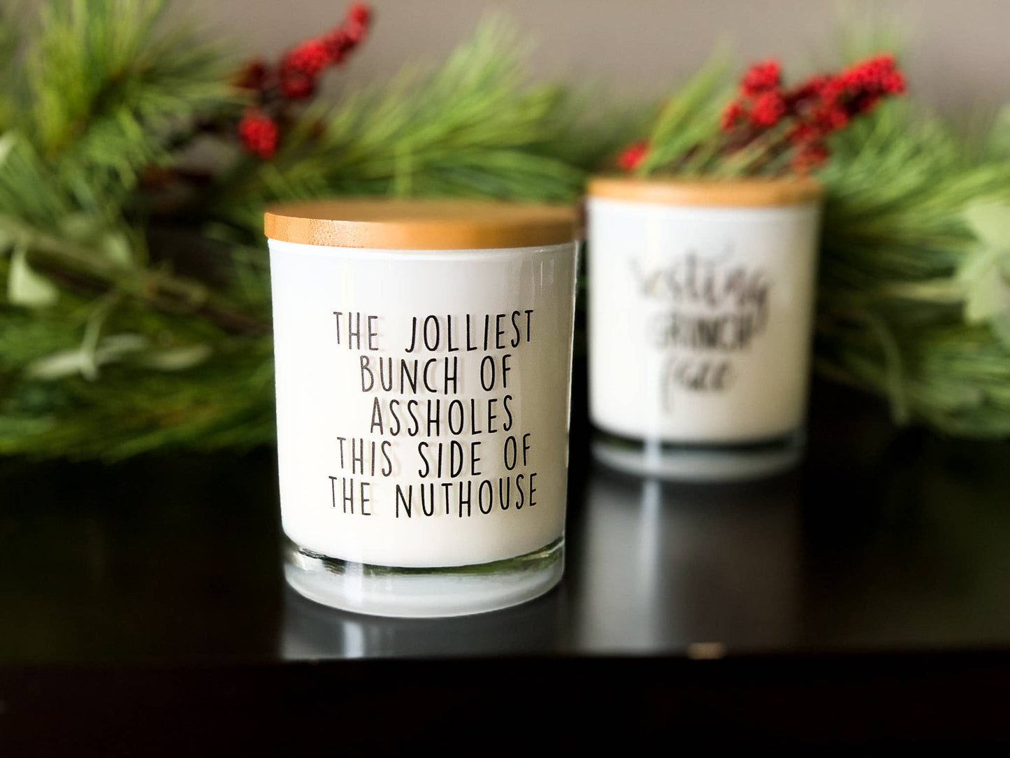 Jolliest Bunch Funny Christmas Soy Candle