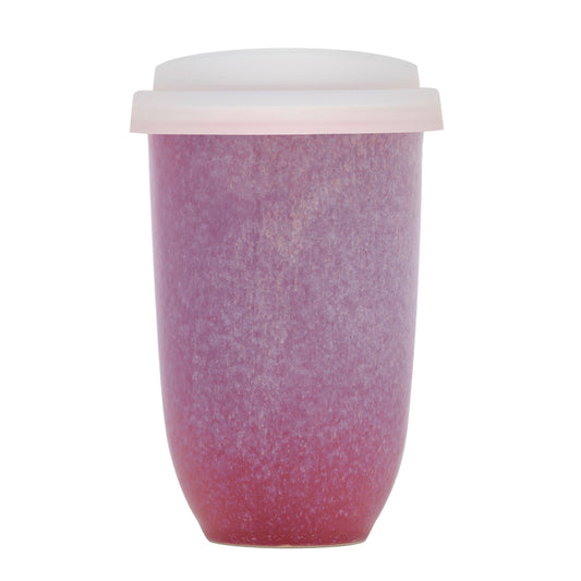 Astral Bloom Ceramic 12 oz Travel Mug