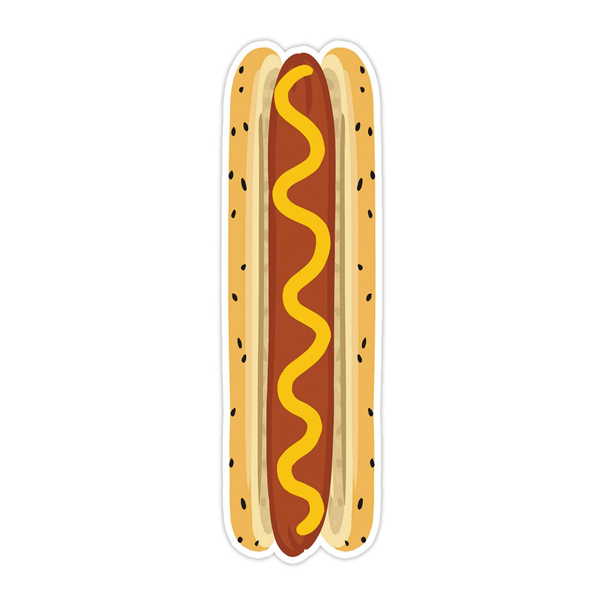 Hotdog Die Cut Bookmark