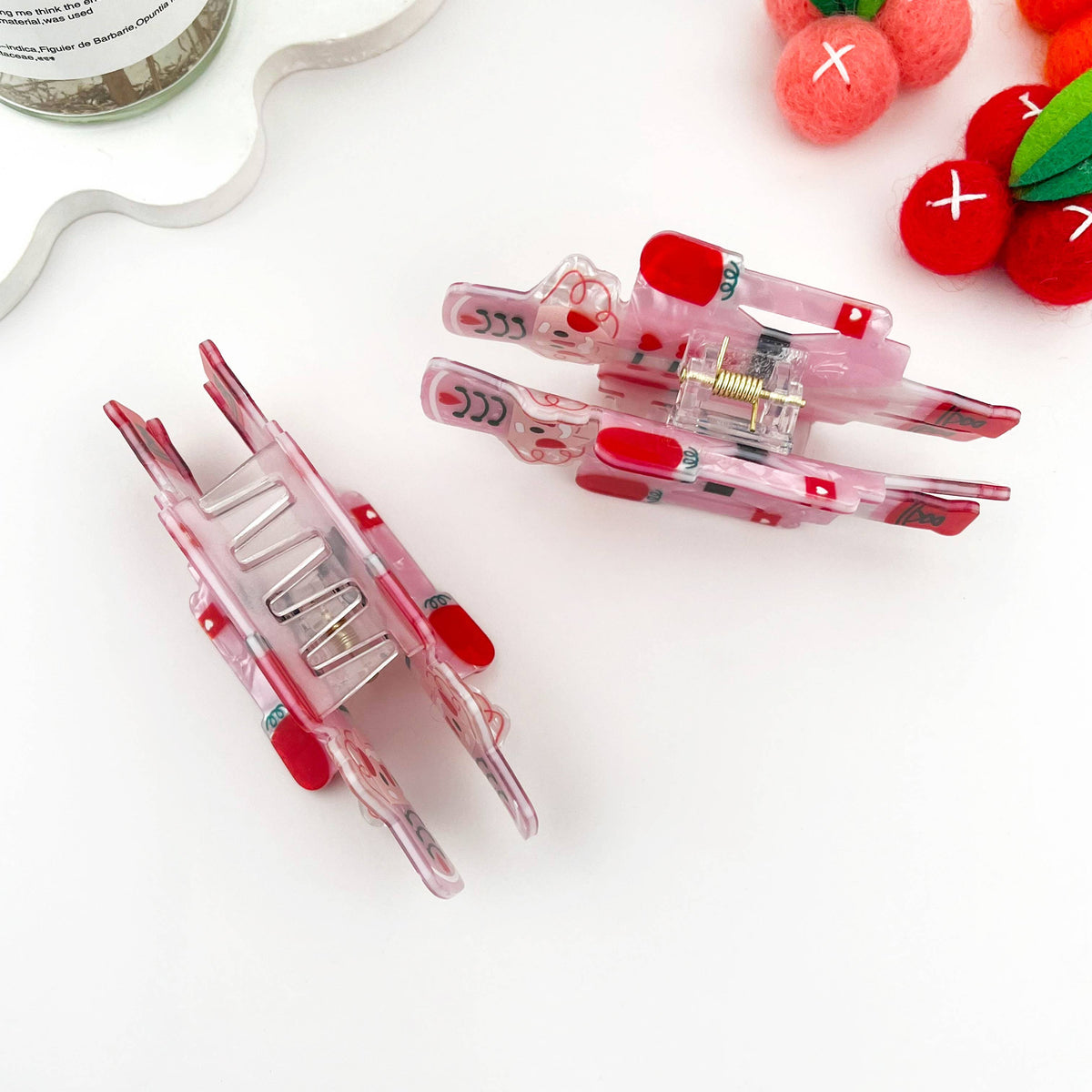 Sweet Pink Nutcracker Claw Clip