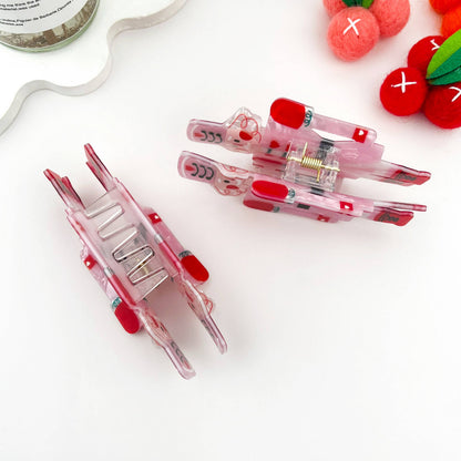Sweet Pink Nutcracker Claw Clip