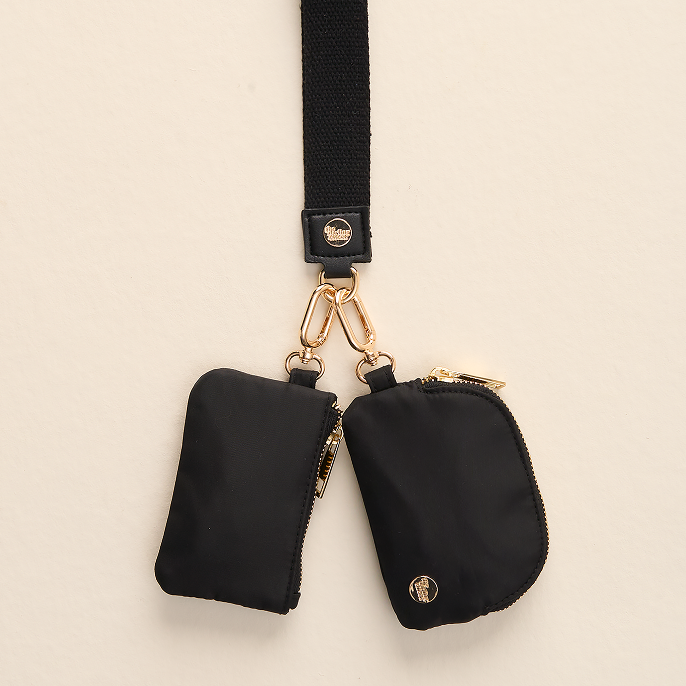 Dynamic Duo Pouch Wristlet-Black