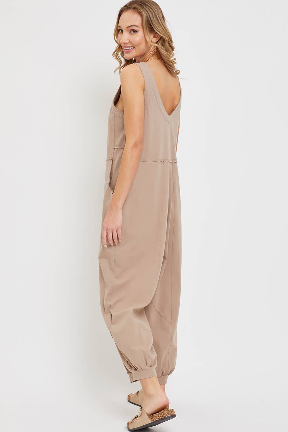 Cotton Washed Jumpsuit