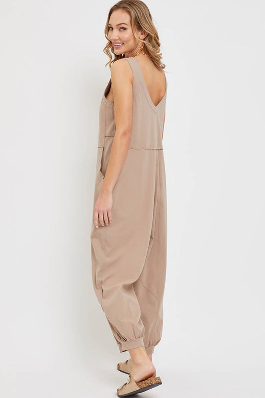 Cotton Washed Jumpsuit