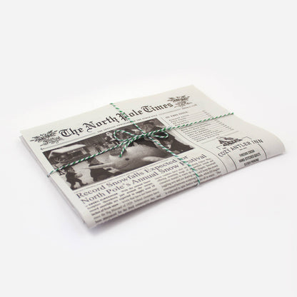 4pk North Pole Times - Newspaper and Gift Wrap