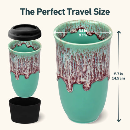 Nebula Ceramic 16 oz Travel Mug