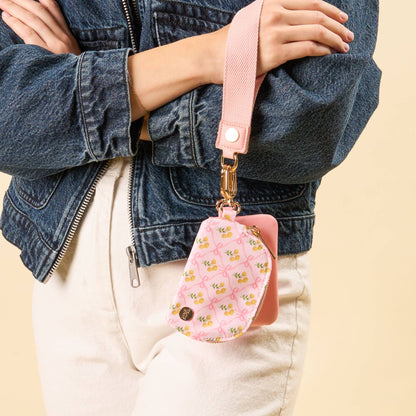 Dynamic Duo Pouch Wristlet-Marigold Lane Pink