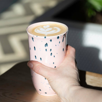 Blossom Ceramic Travel Cup 16oz | Reusable Coffee Tumblers