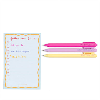 Faith Over Fear Pen Set