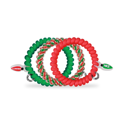 Spiral Hair Coils | Small | Naughty or Nice Hair Ties