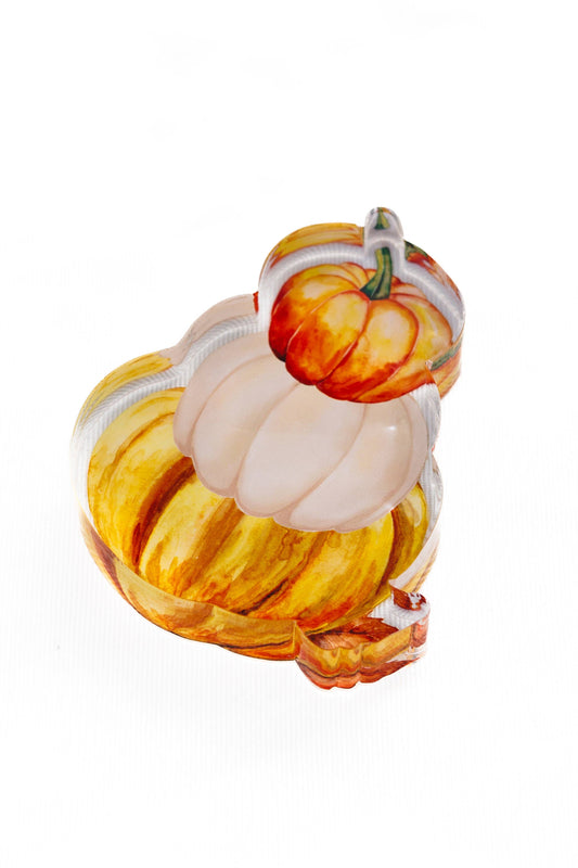 Stacked Pumpkins Acrylic Napkin Weight