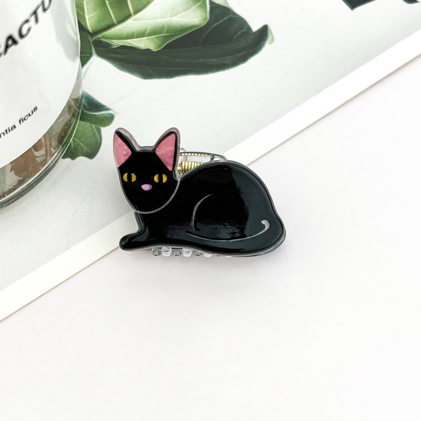 Mini Cute Kitten Claw Clip