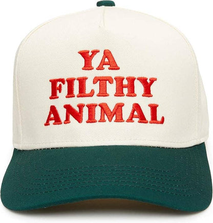 2-Tone Cap - Ya Filthy Animal - Green/Beige
