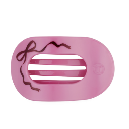 Just Add a Bow | Large | Flat Round Hair Clip