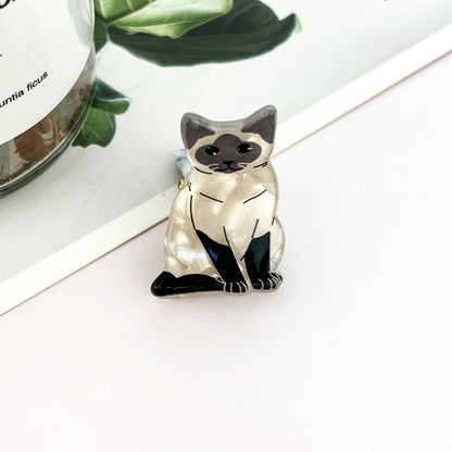 Mini Cute Kitten Claw Clip