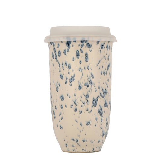Orchid Ceramic 16 oz Travel Mug