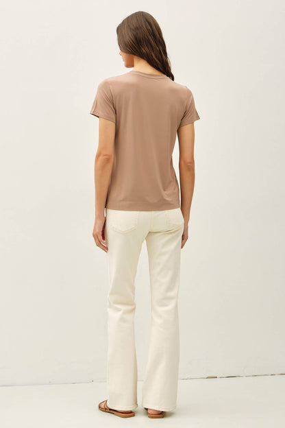 Bamboo Basic Round Neck T-Shirt