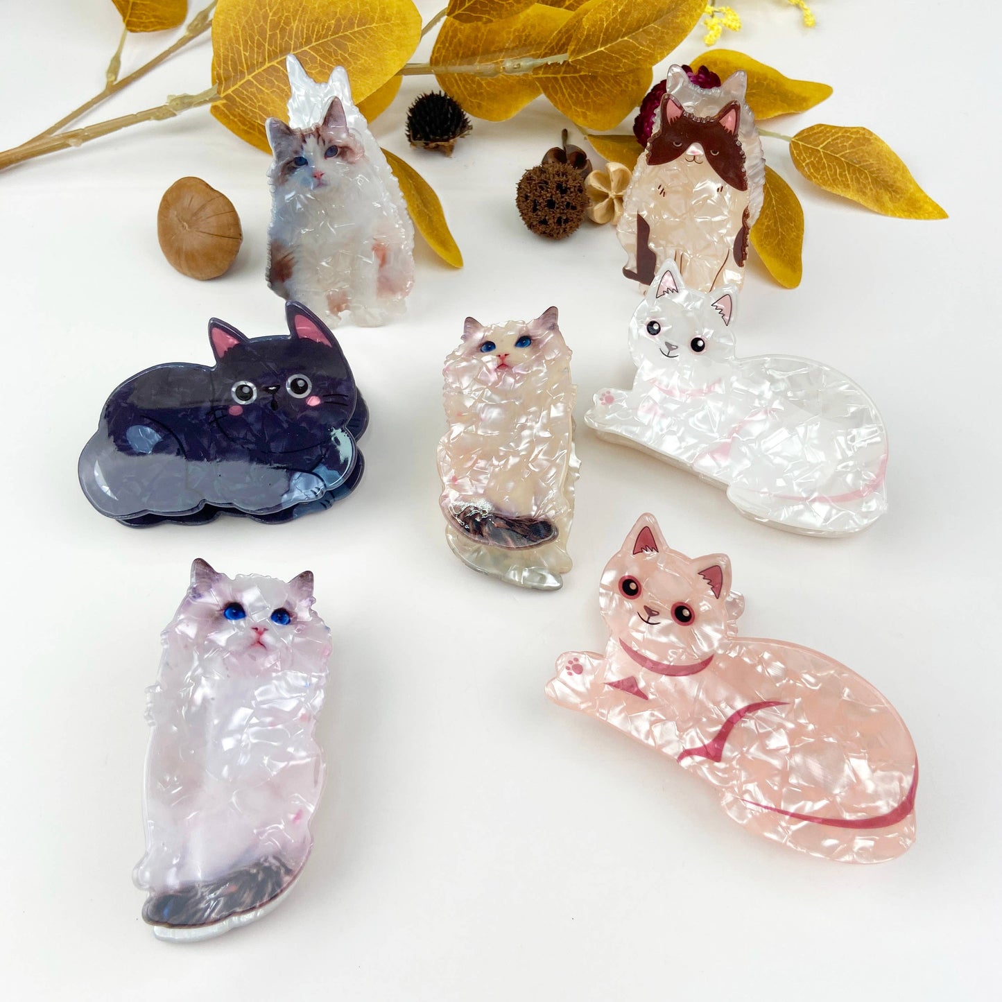 Creative Cat Hair Claw Clip