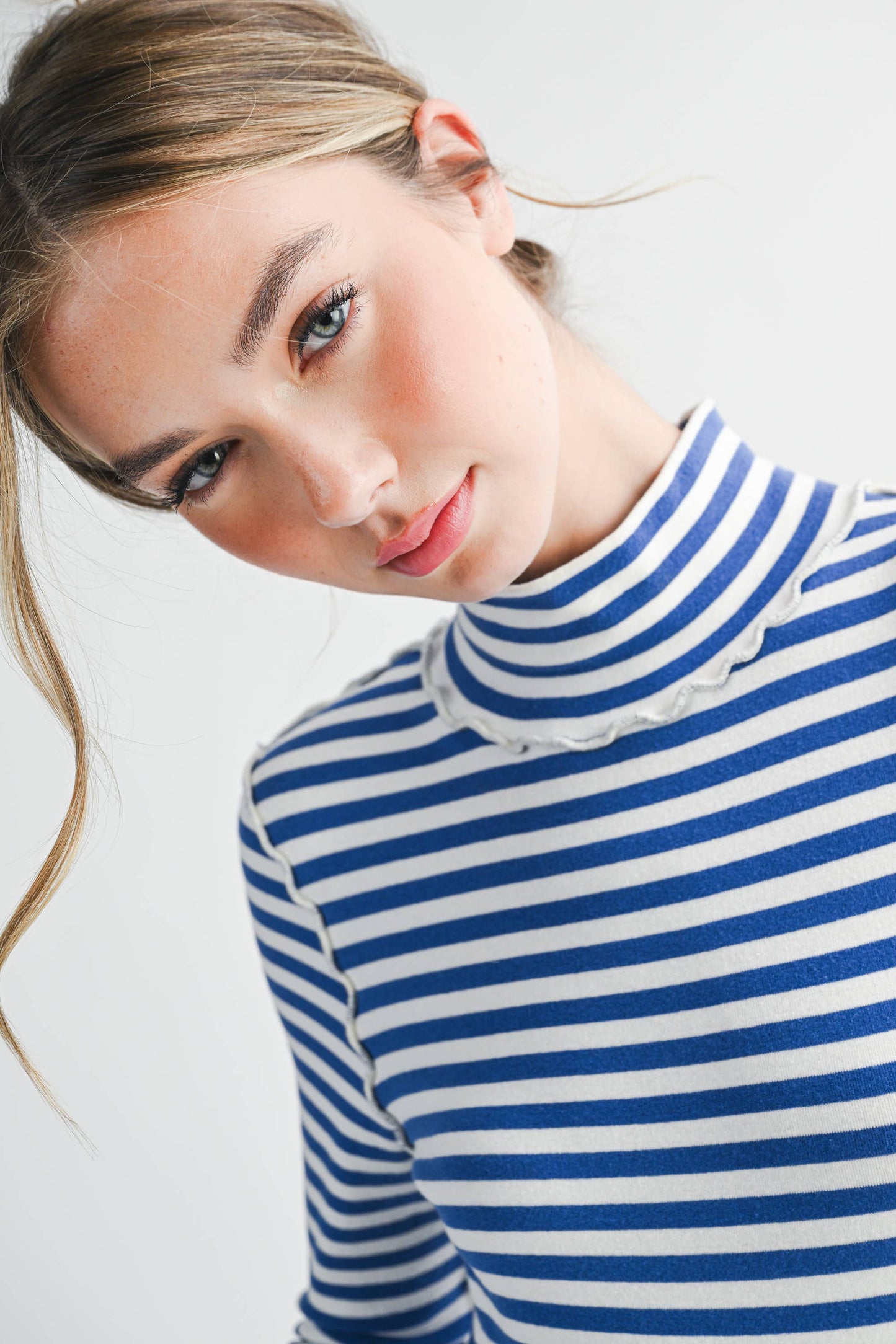 Tarah Mock Neck Top