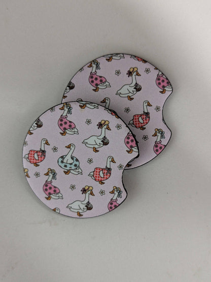 Silly Goose Car Coasters