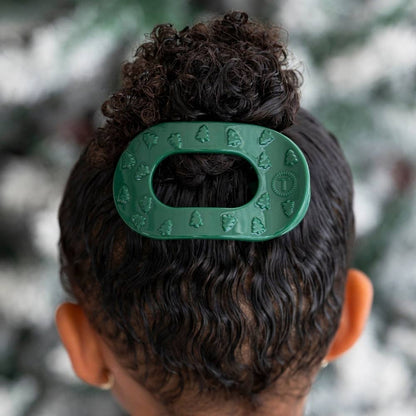 O Christmas Tree | Small | Flat Round Hair Clip