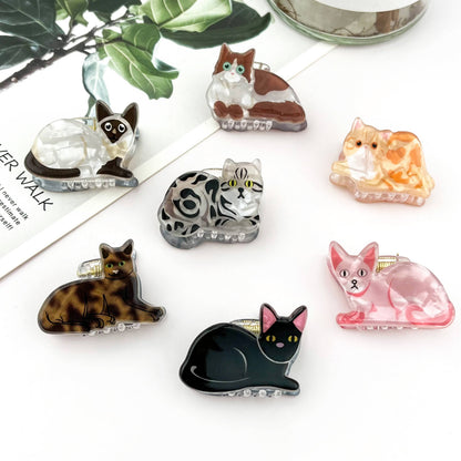 Mini Cute Kitten Claw Clip