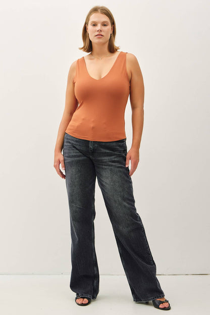 Plus Basic V-Neck Tank