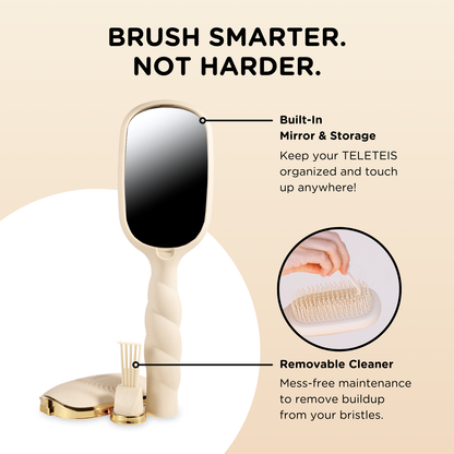 Detangler Hair Brush for Thick Hair - Tan