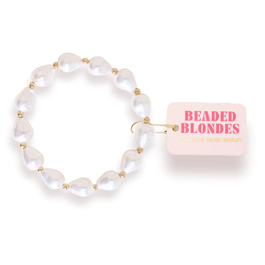 Saylor Pearl Bracelet in Gold