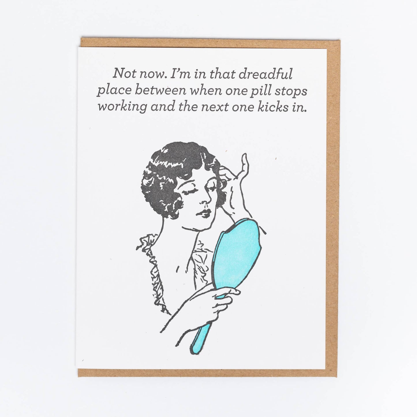 Between Pills Greeting Card