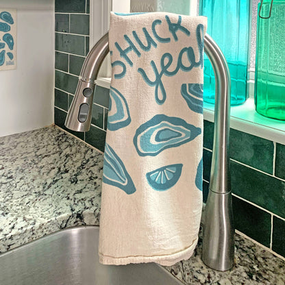 Oyster Tea Towel