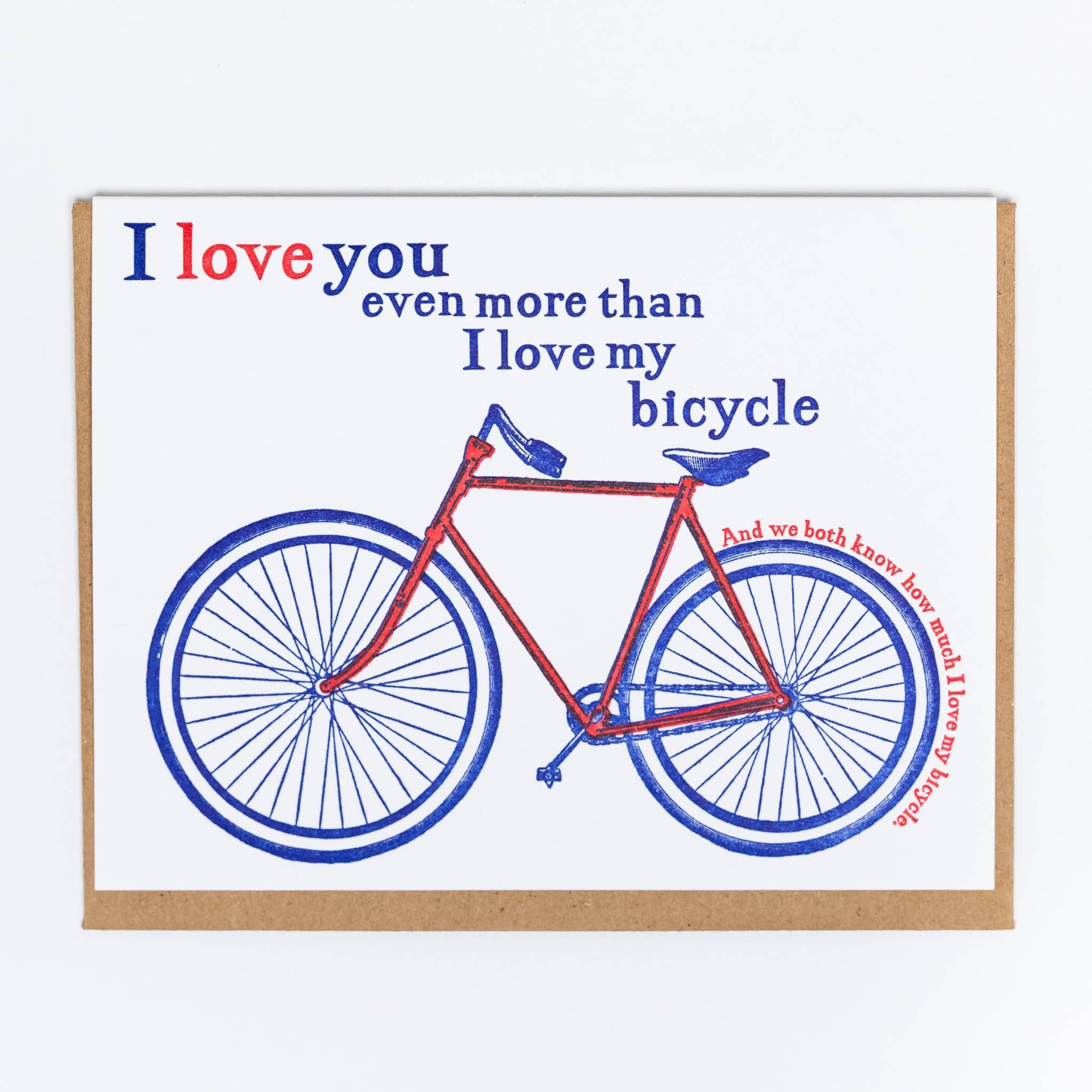 Bike Love Greeting Card