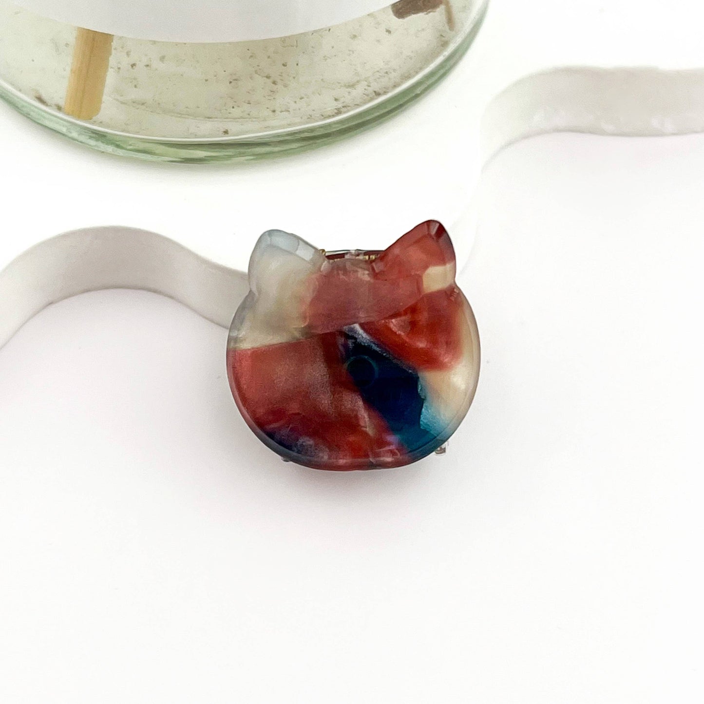 Mini Cat Hair Claw Clip