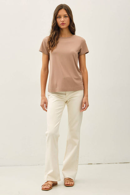 Bamboo Basic Round Neck T-Shirt