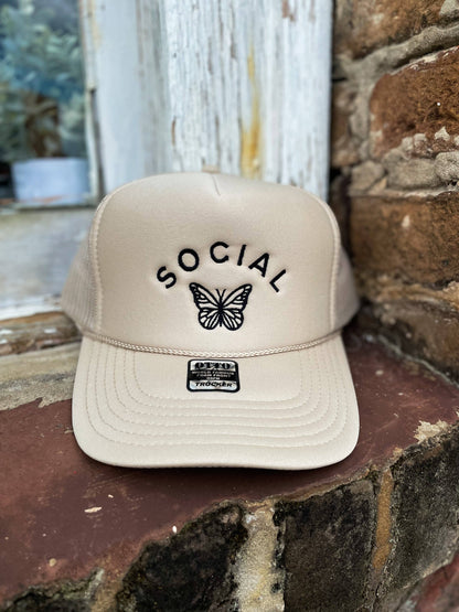 Social Butterfly Foam Trucker