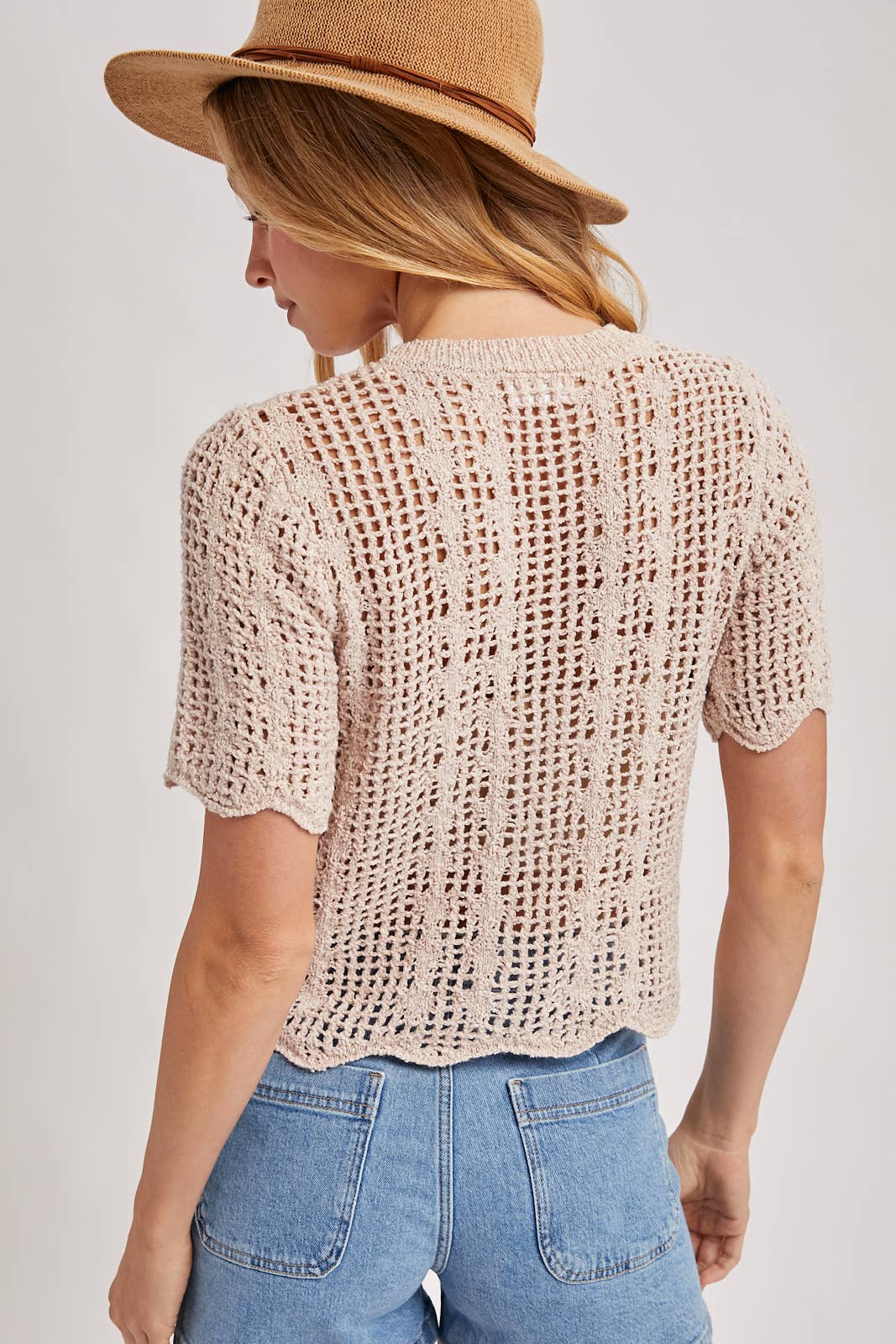 Floral Embroidered Crochet Cardigan