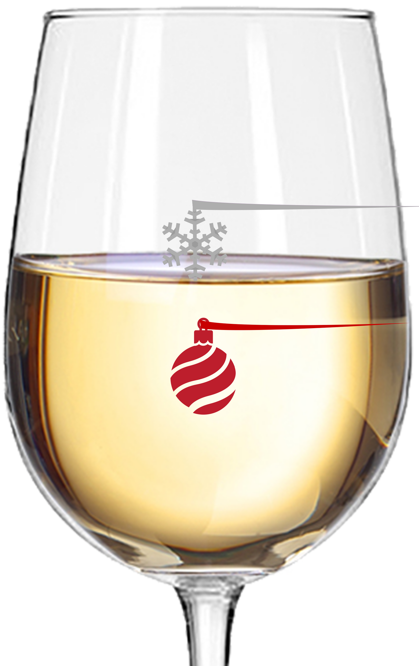 Naughty and Nice Stem Wine Glass