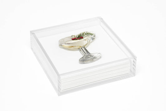 Festive Cocktail Acrylic Napkin Weight