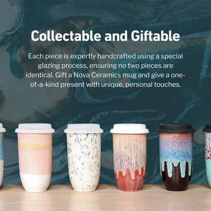 Afterglow Ceramic 16oz Travel Mug