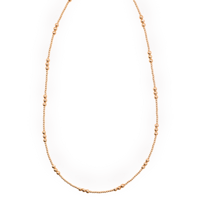 ILY Gold Beaded Necklace