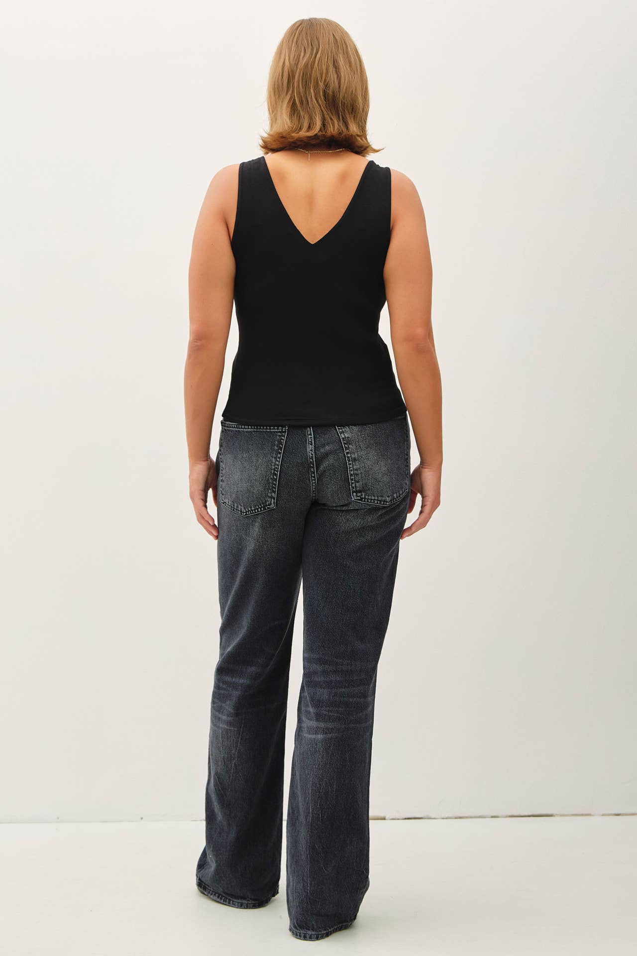 Plus Basic V-Neck Tank