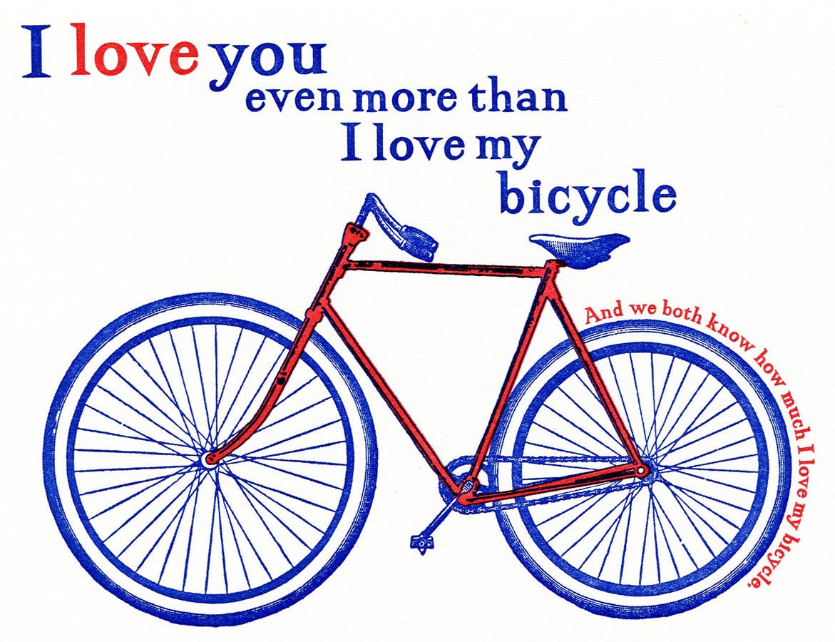 Bike Love Greeting Card