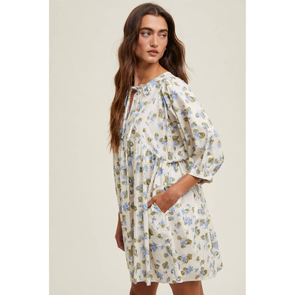 Floral Babydoll Mini Dress