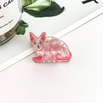 Mini Cute Kitten Claw Clip